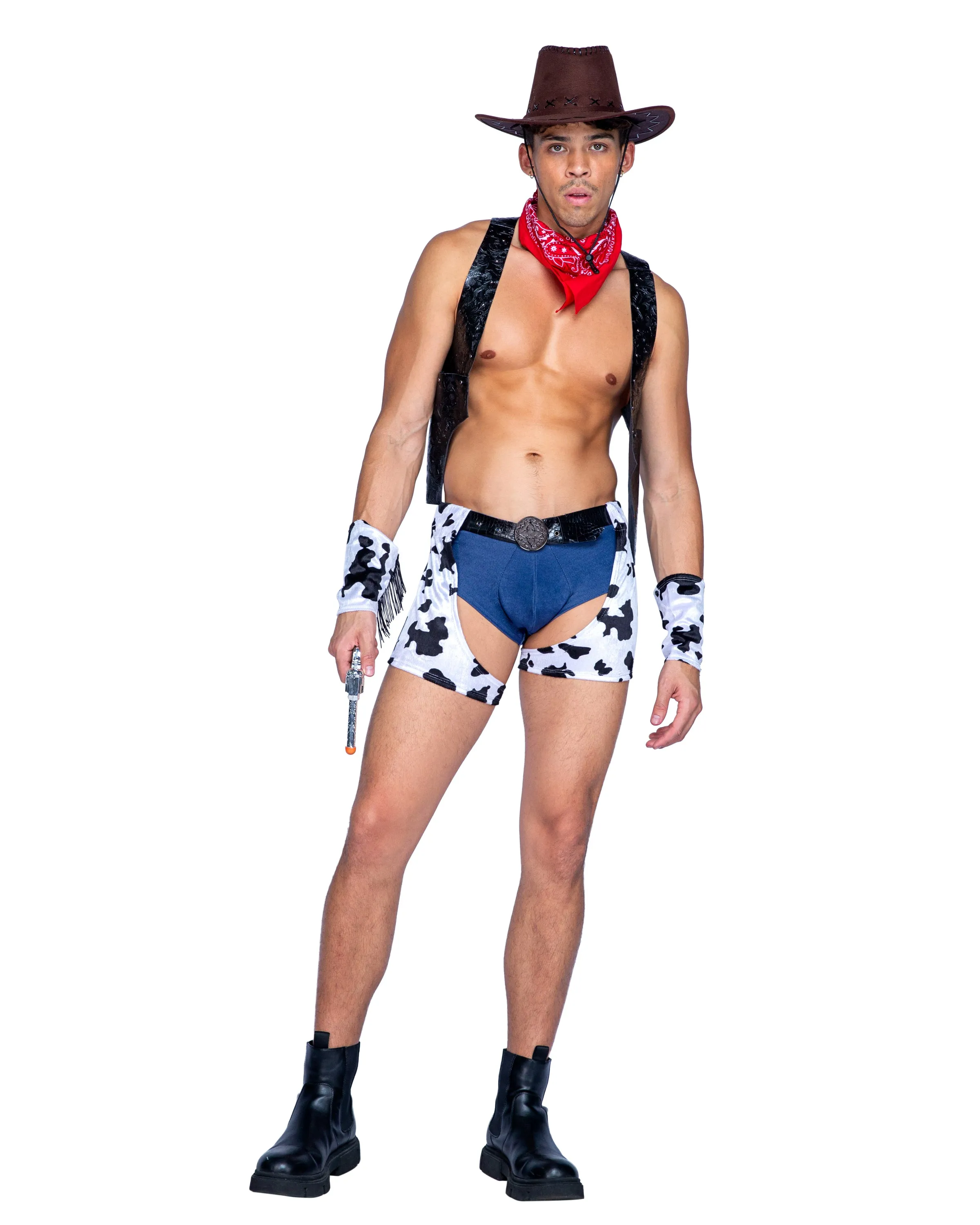 6398 - 5pc Raw-Hide Hunk Cowboy