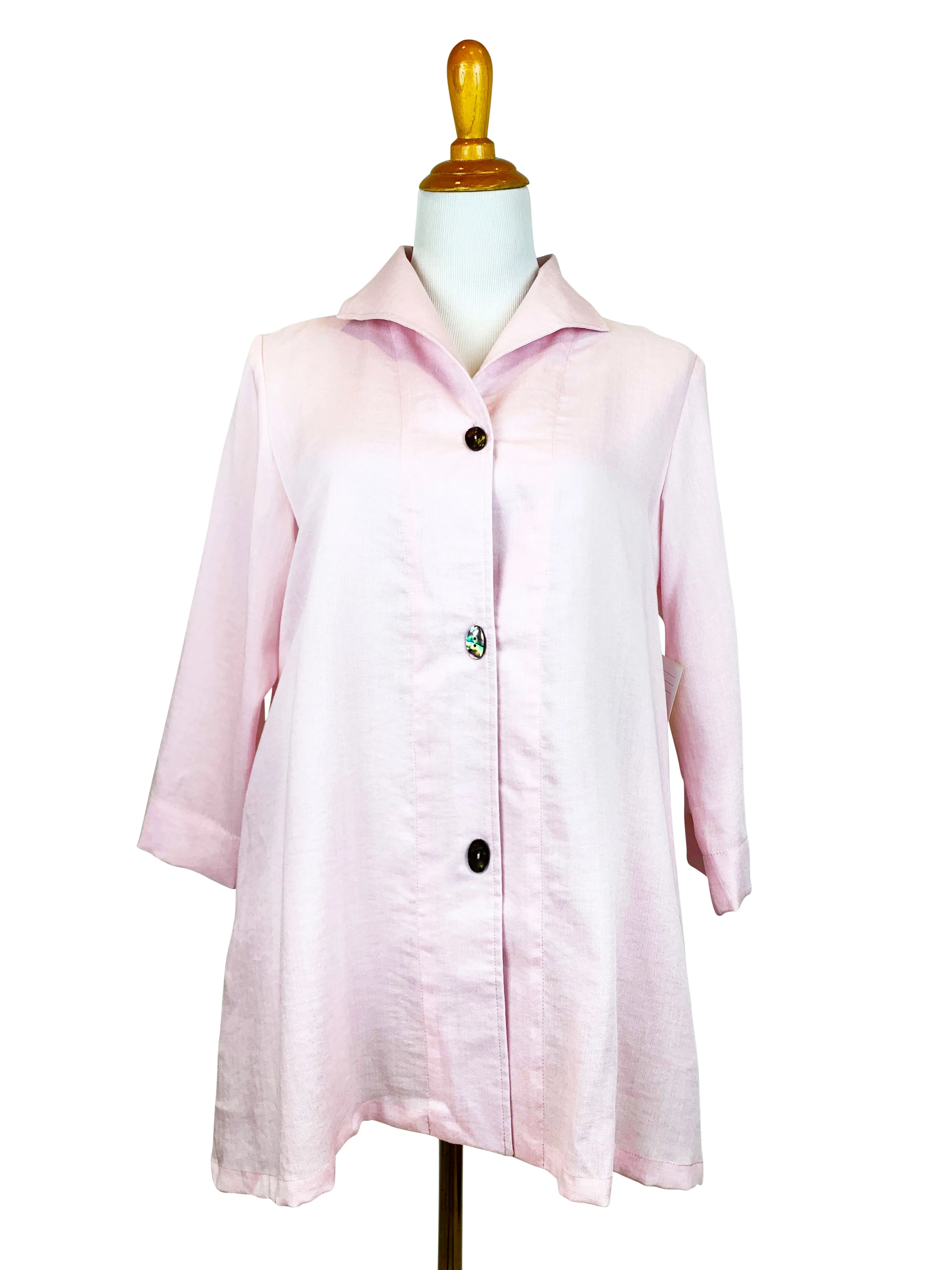 AA329 - Gwen Swing Linen Jacket