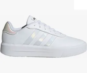 Adidas women's sneakers with wedge Court Platorm H06299 white