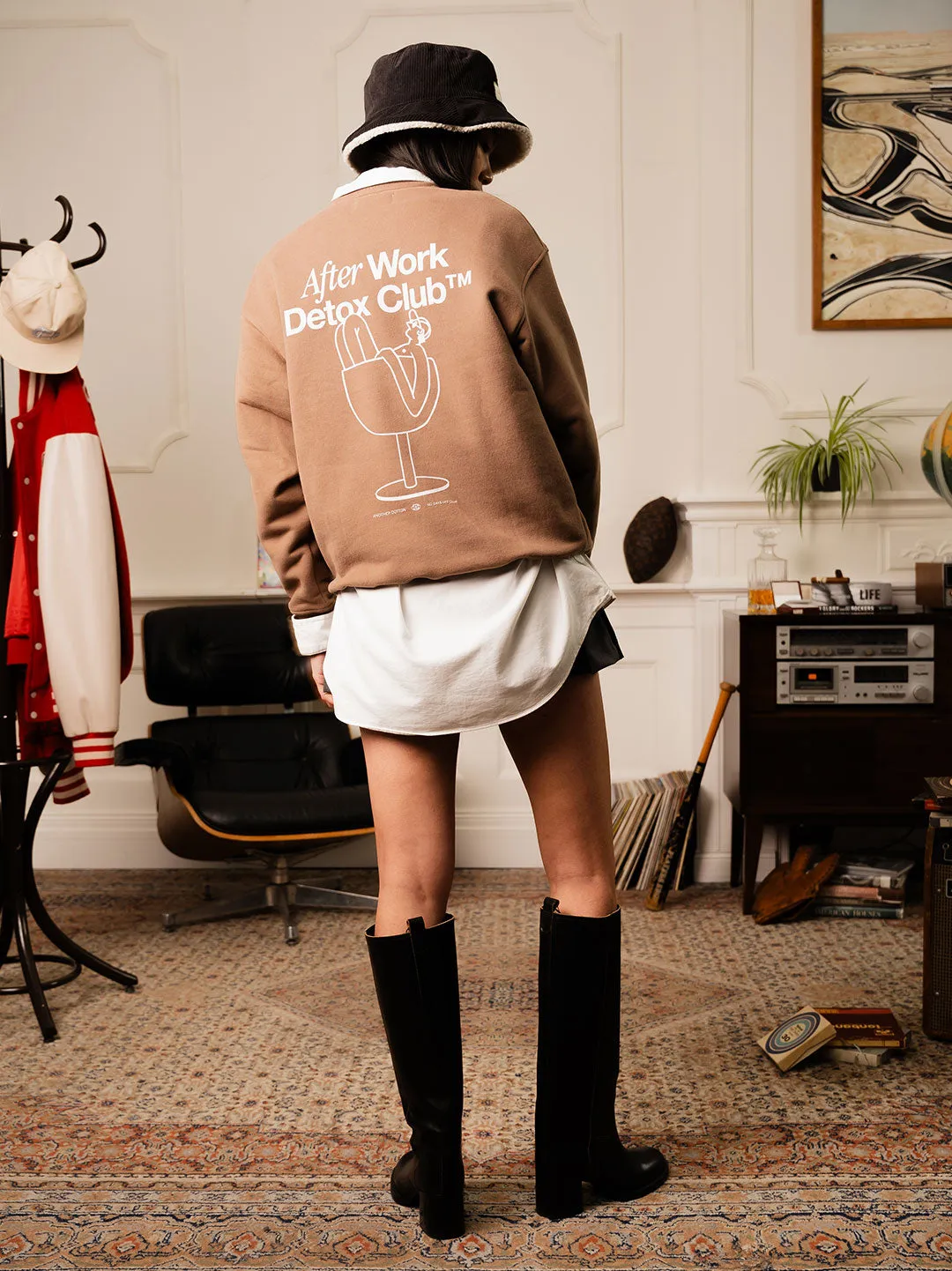 After Work Detox Club Oversize Sweatshirt