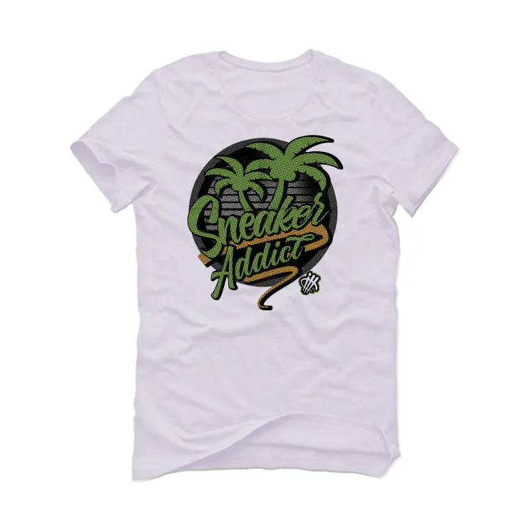 Air Jordan 5 Green Bean White T-Shirt (SNEAKER ADDICT)