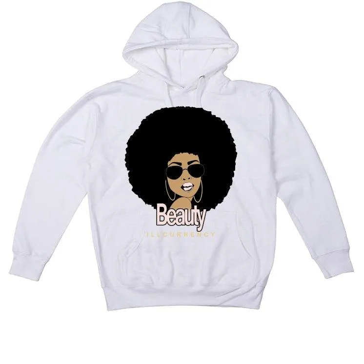 Air Jordan 6 WMNS Gold Hoops White T-Shirt (Afro Beauty)