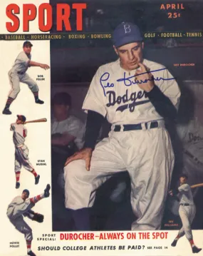 April 1947 SPORT Cover (Leo Durocher, Ted Williams, Stan Musial)