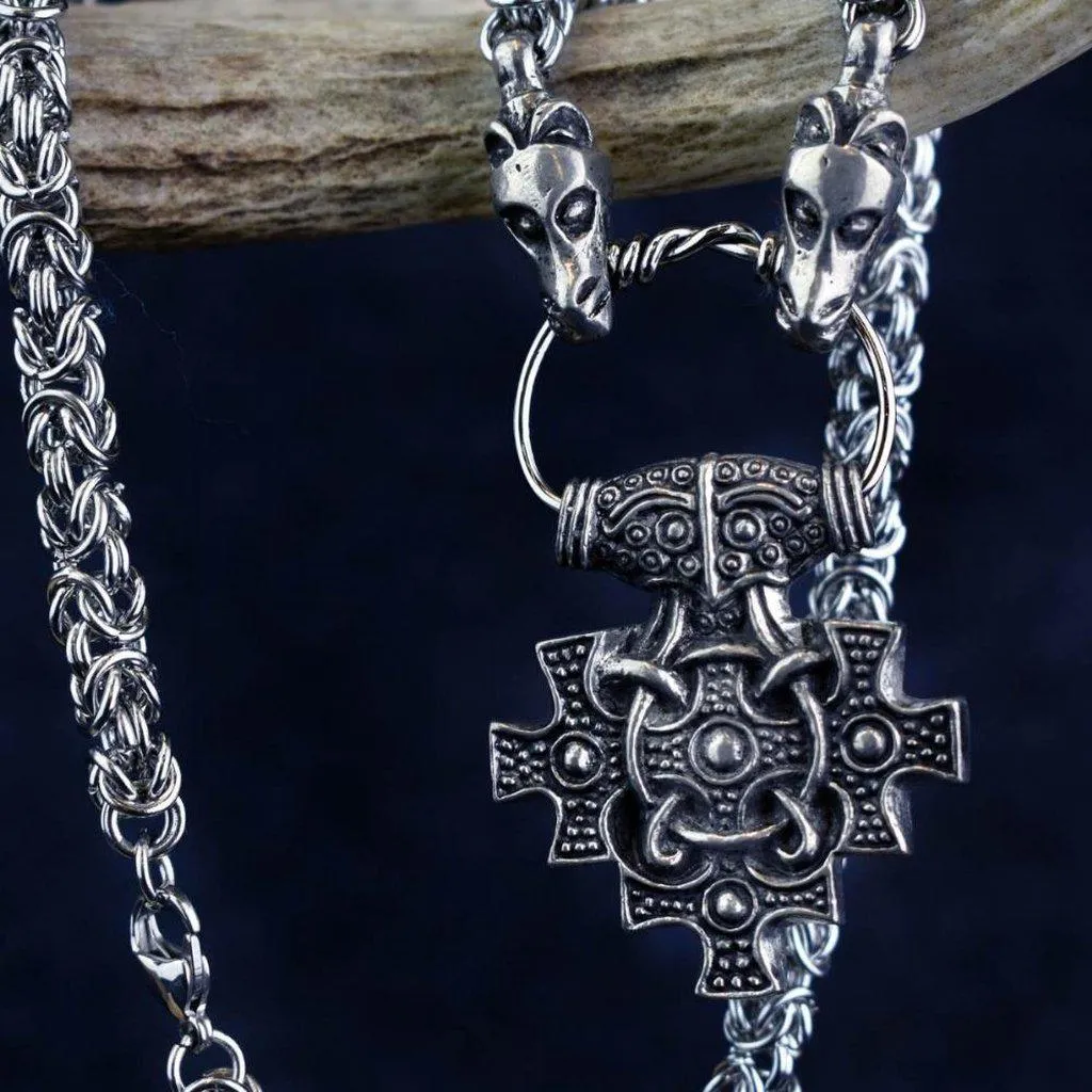 Asgard Hiddensee Pendant on Dragon Chain