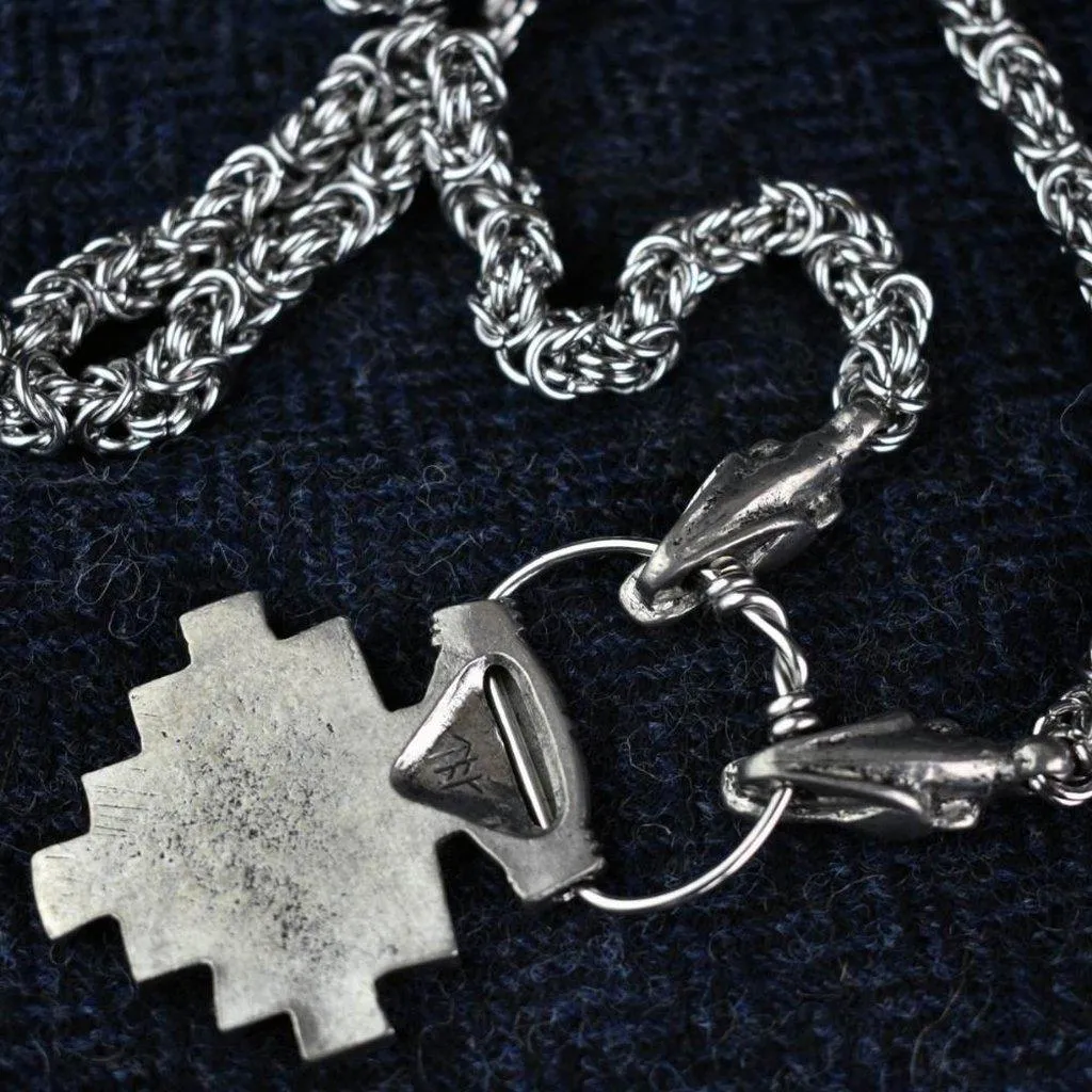 Asgard Hiddensee Pendant on Dragon Chain