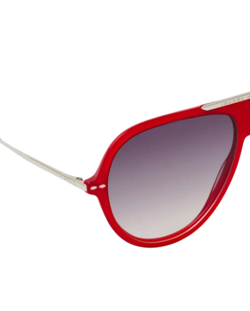 Aviator Sunglasses Red