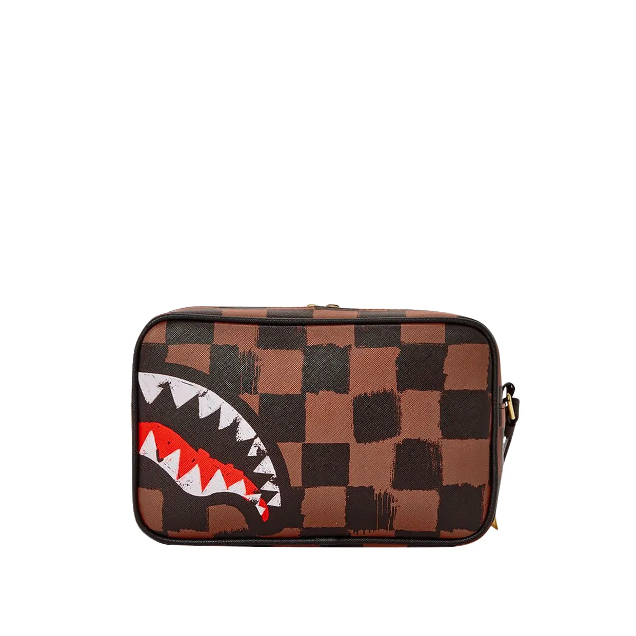 Beauty Case Sprayground Sharks In Paris Painted Marrone Multicolor