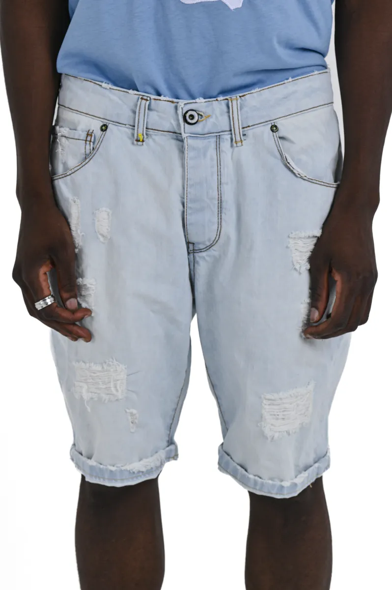 Bermuda in denim regular New Wolf PR 113 SS24