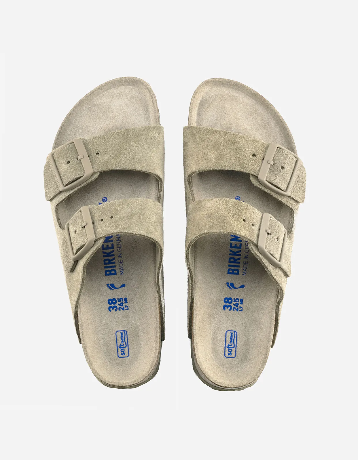 Birkenstock Arizona SFB Suede Faded Khaki