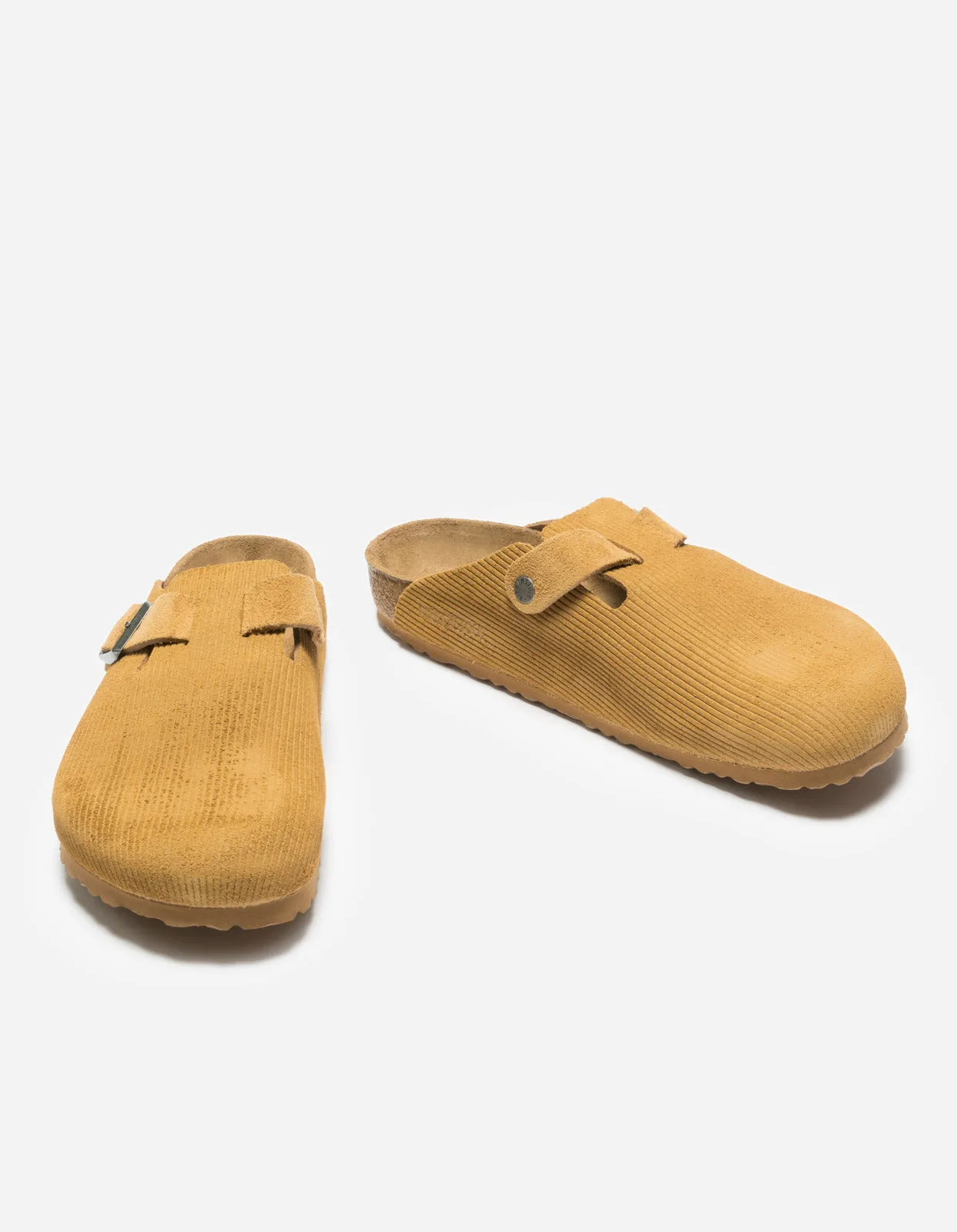 Birkenstock Boston Suede Embossed Cork