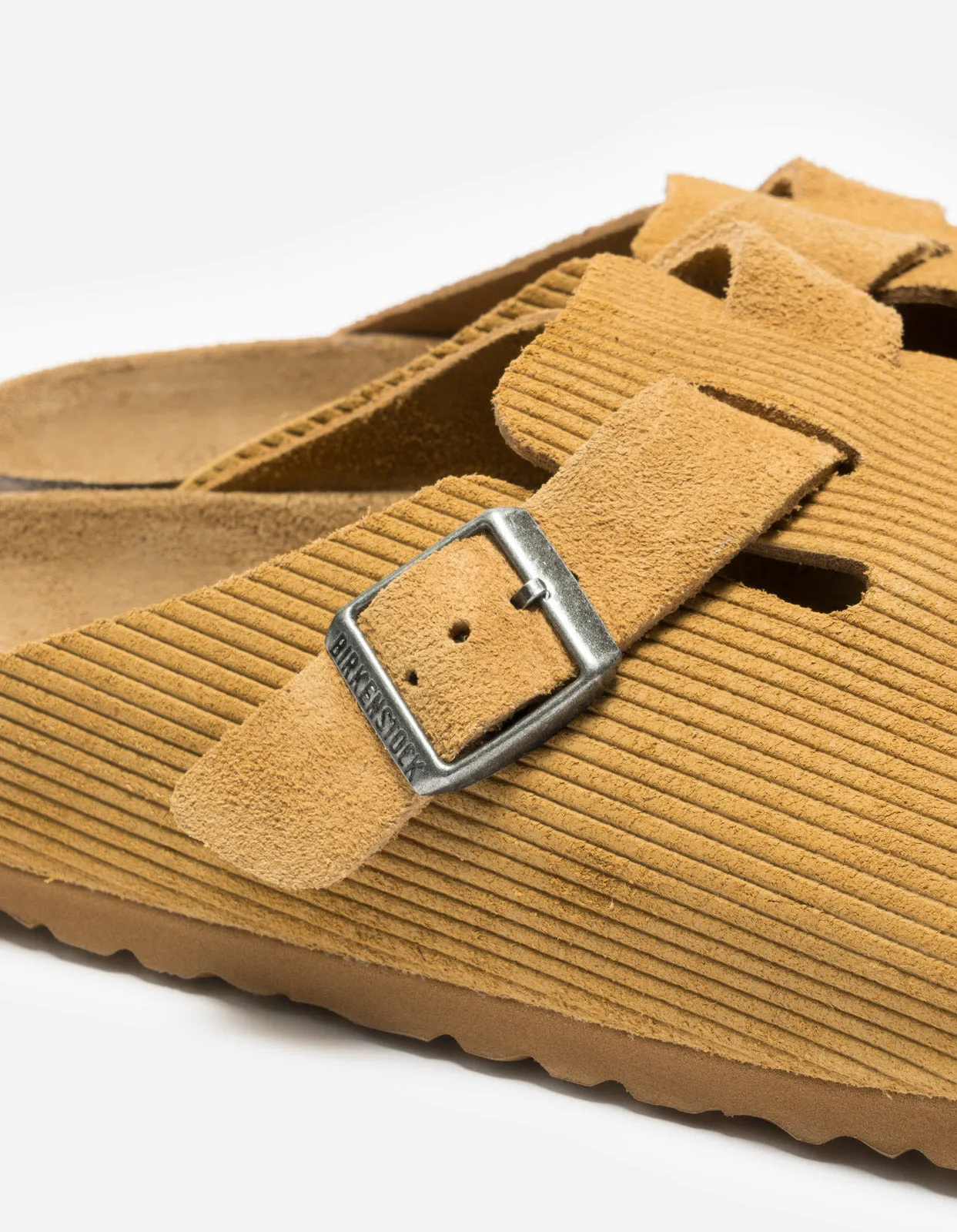 Birkenstock Boston Suede Embossed Cork