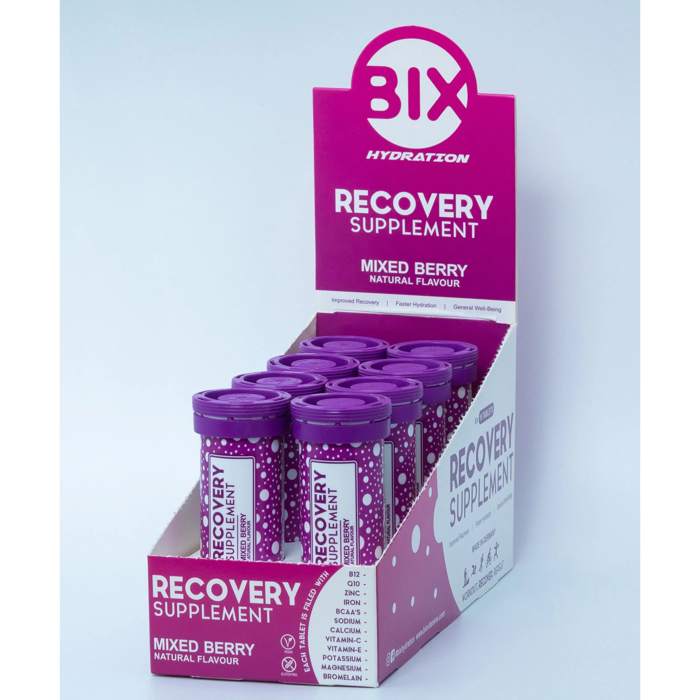 BIX Recovery Mixed Berry - Recovery Effervescent Tablets