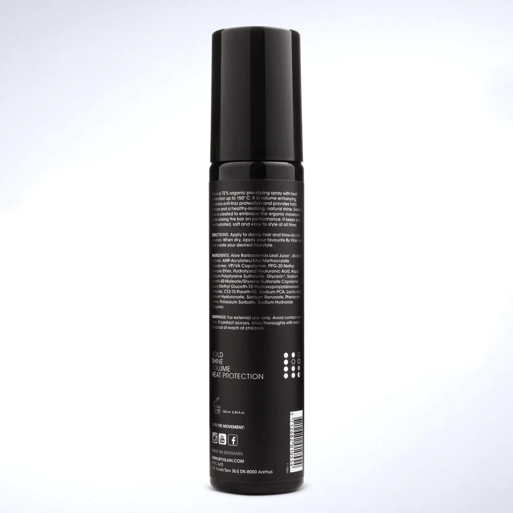 By Vilain Sidekick Zero Prestyler Spray 150ml