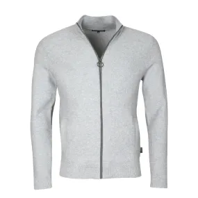 Cardigan Barbour Abhainn Zip Thru Grigio