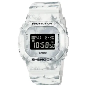 CASIO G-SHOCK DW5600GC-7 White Snow Grunge Camo Digital Watch