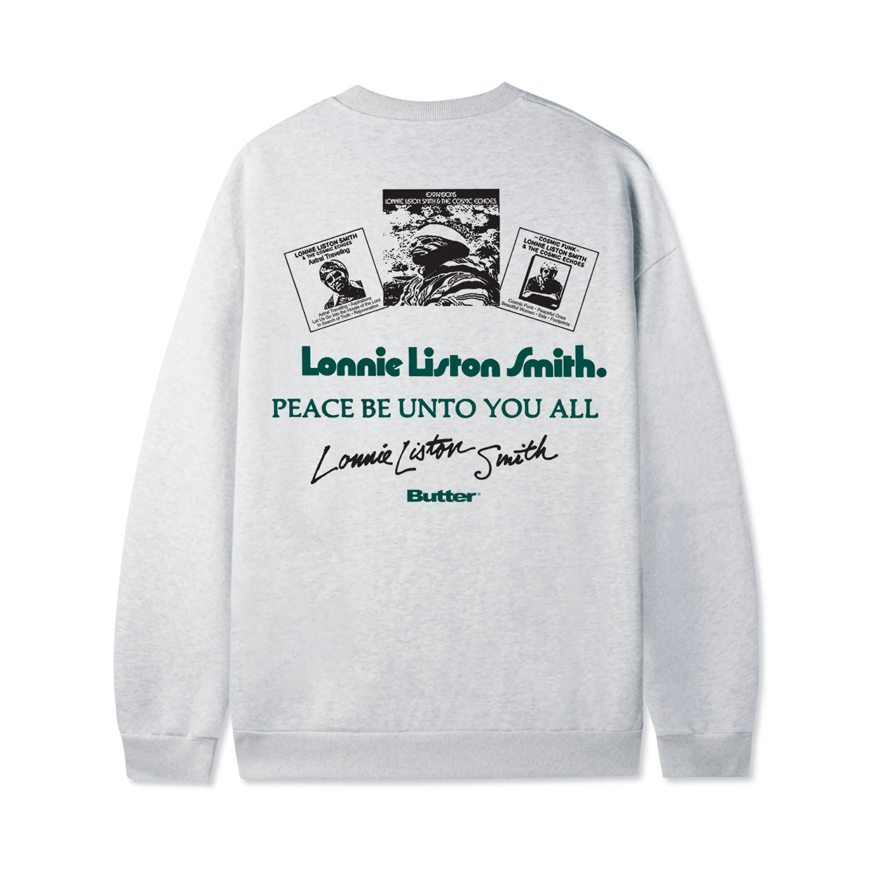 Cosmic Funk Crewneck, Ash Grey