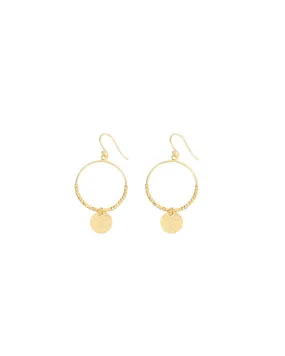 Dominique Mini Hoop & Coin Earrings