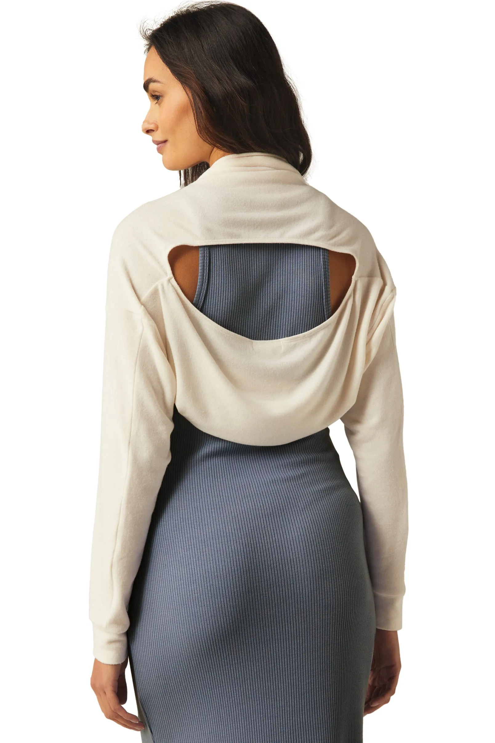 DUET 2-WAY CONVERTIBLE SHRUG FRESH SNOW