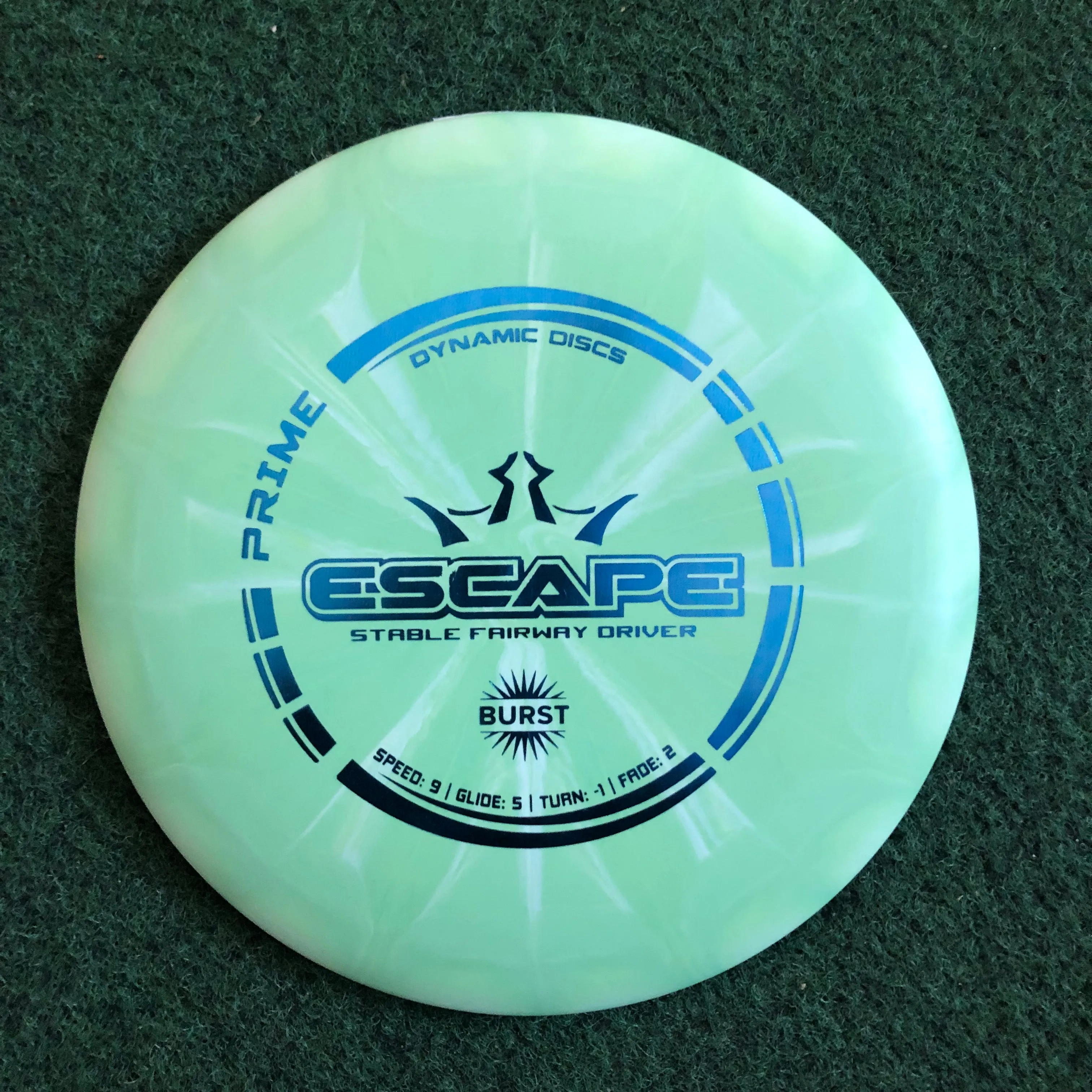 Dynamic Disc Escape  [ 9 5 -1 2 ]