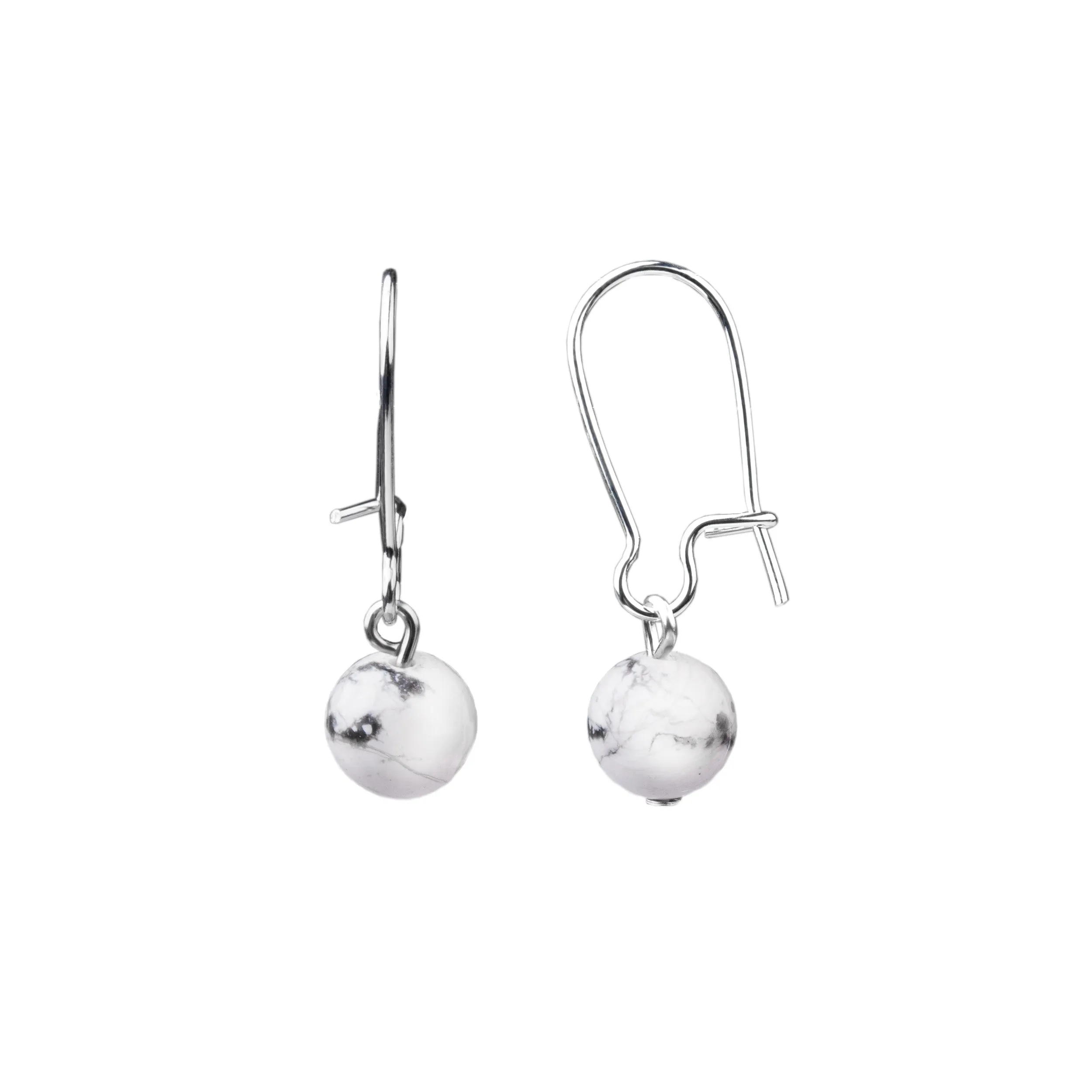 Earring | Kidney Wire - Small  | Howlite