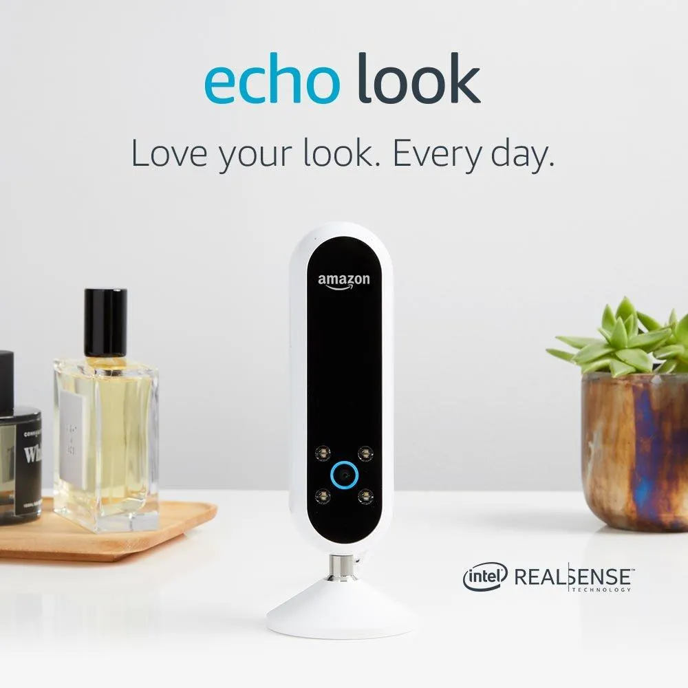 Echo Look | Hands-Free Camera and Style Assistant with Alexa-includes Style Check to get a second opinion on your outfit