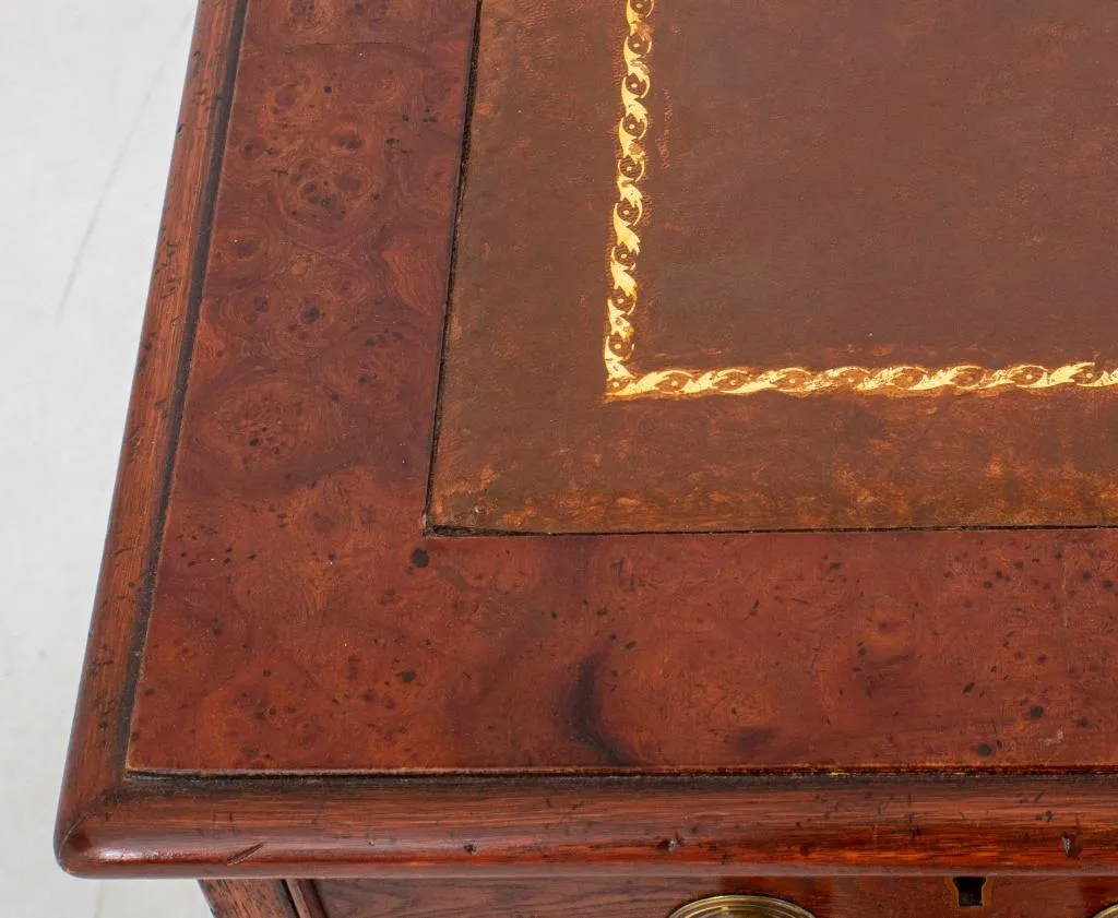 Edwardian Mahogany Partner's Desk