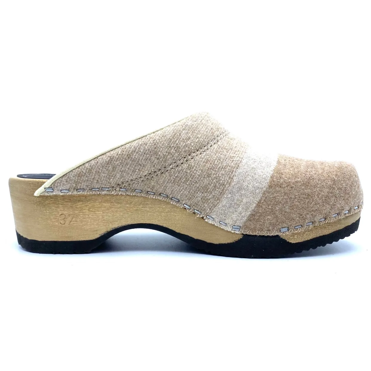 Embla Clogs | Point Dume Tonal pure Virgin Wool