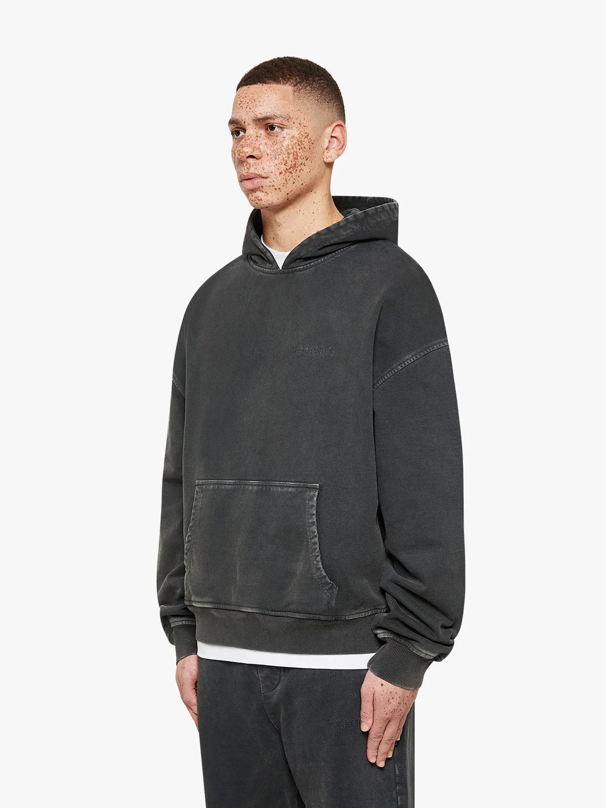 ESSENTIAL HOODIE - VINTAGE GREY