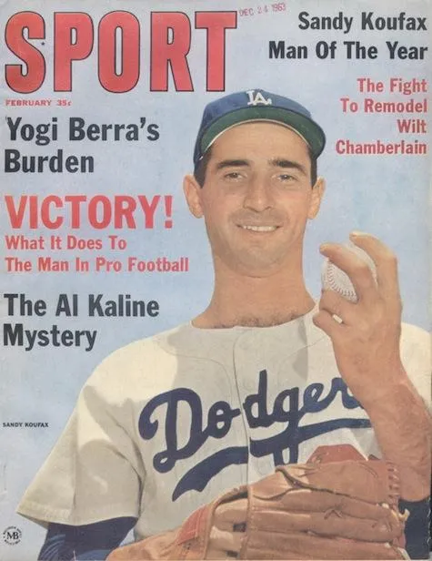 February 1964 SPORT Cover (Sandy Koufax, Los Angeles Dodgers)