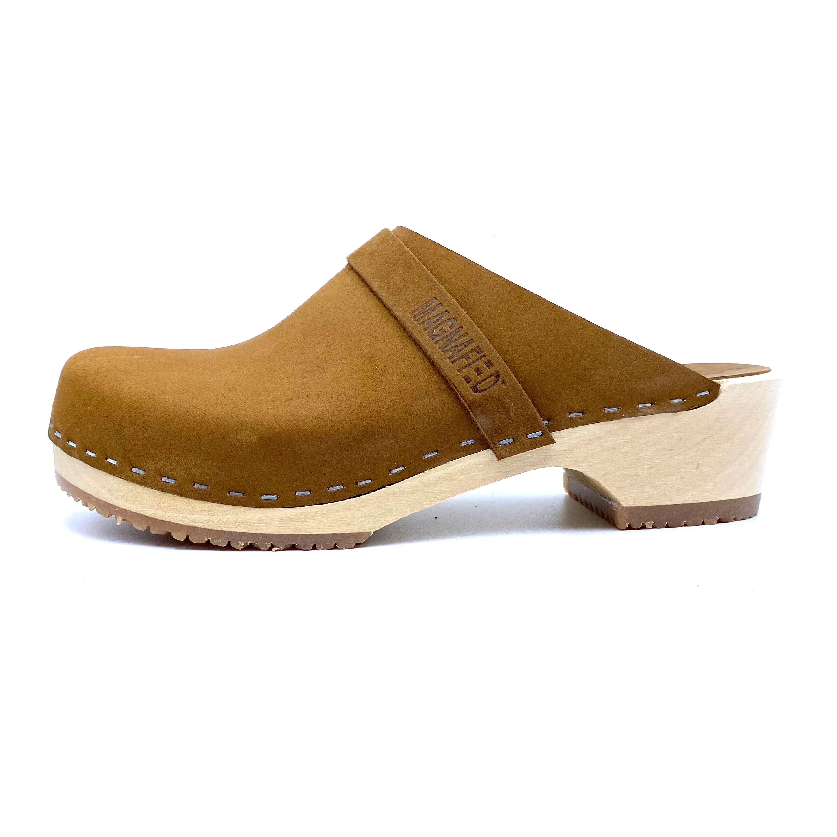 Freja Clogs | Cowboy Brown Nubuck