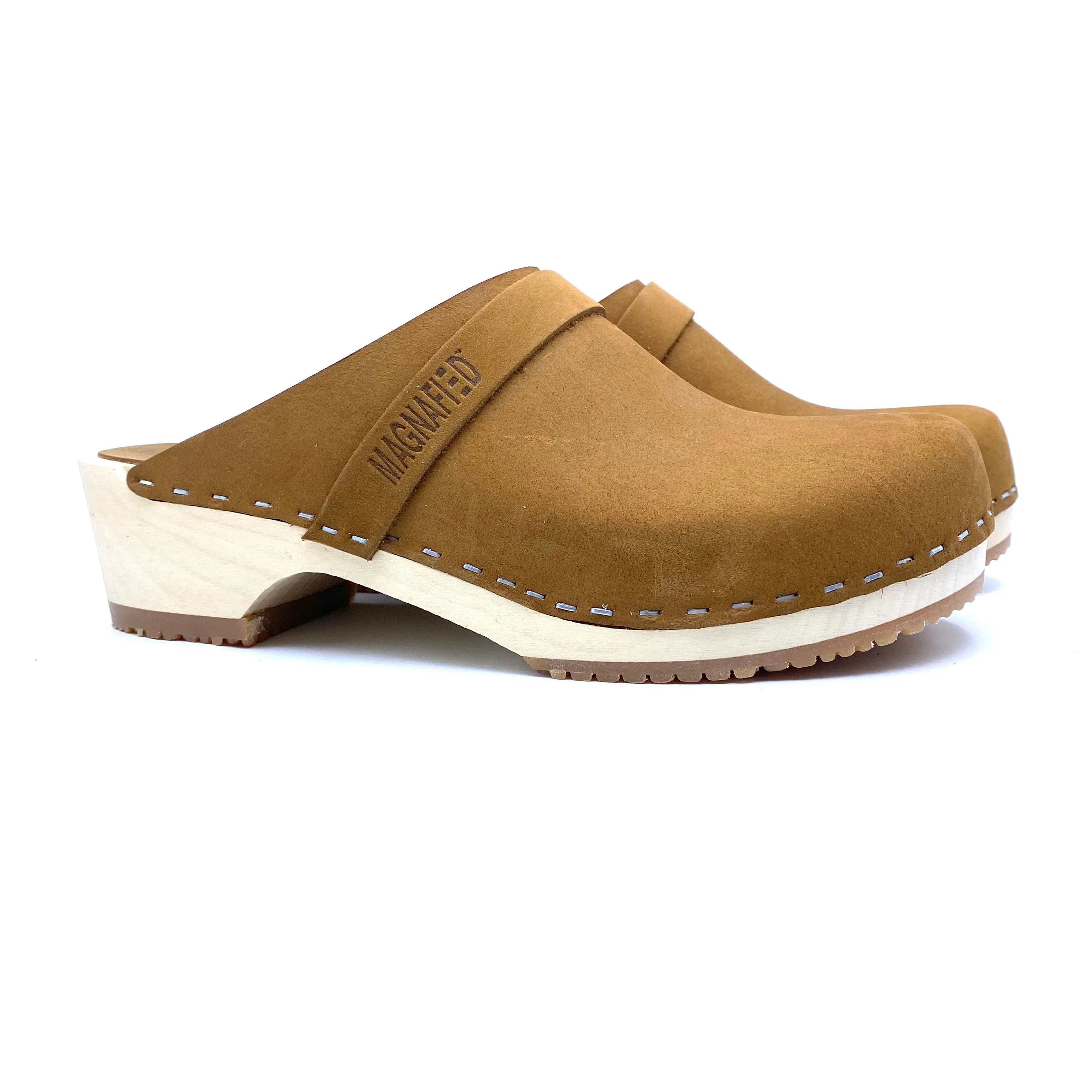 Freja Clogs | Cowboy Brown Nubuck