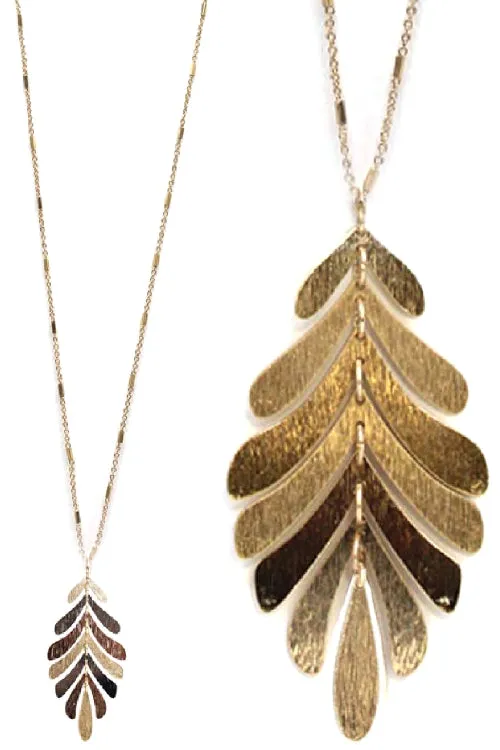 Gold Leaf Necklace