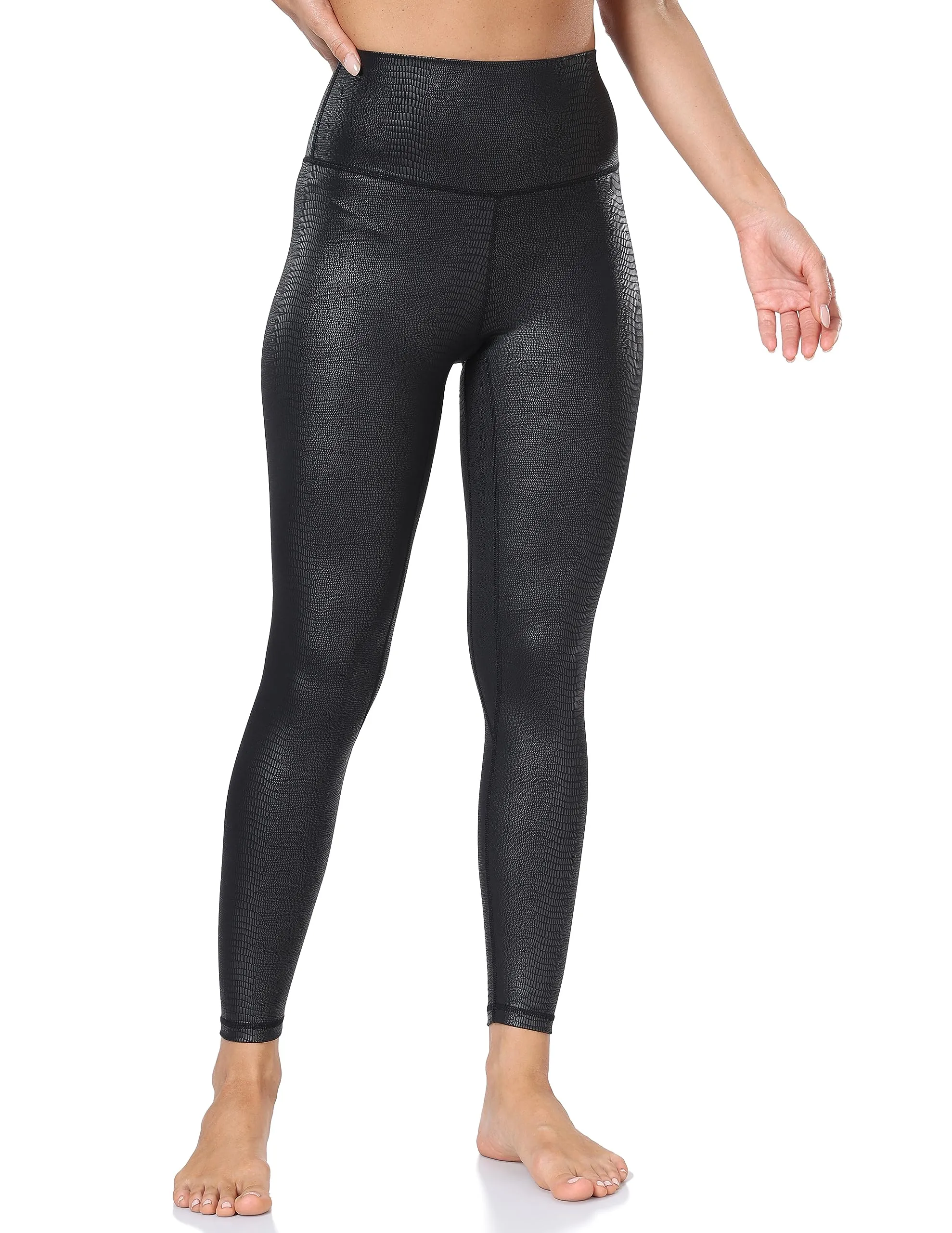 High Rise Matte Faux Leather Leggings