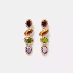 ISOLA  BELLA MULTICOLOURED ROUND DROP EARRINGS