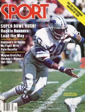 January 1981 Sport Cover (Barry Sanders, Detroit Lions)