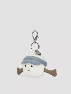 Jellycat Amuseable Sports Golf Ball woven bag charm