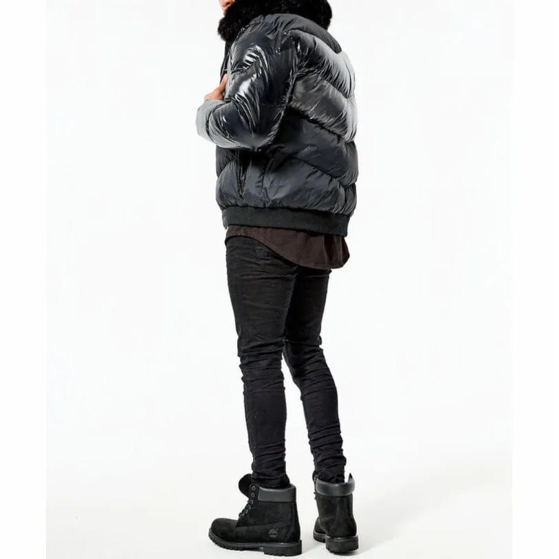 Jordan Craig Sugar Hill Puffer Jacket (Triple Black) 91587