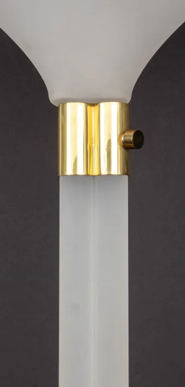 Karl Springer Postmodern Lucite Torchiere Lamp