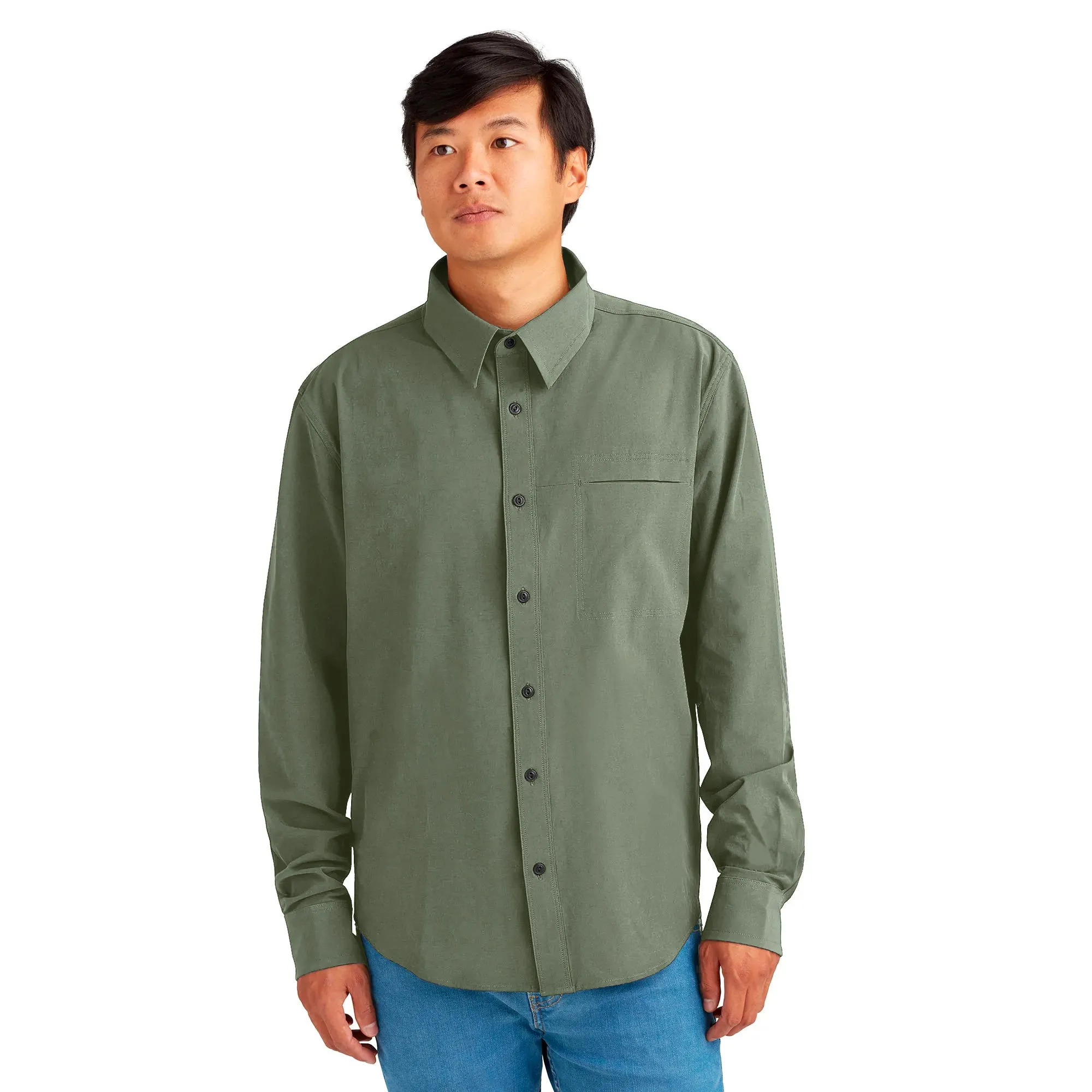 Leeward Button Down Long Sleeve Shirt - Men's