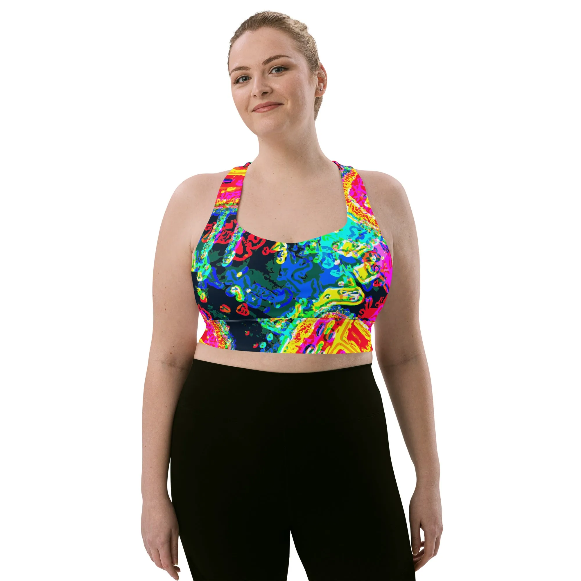 Longline sports bra Laughter