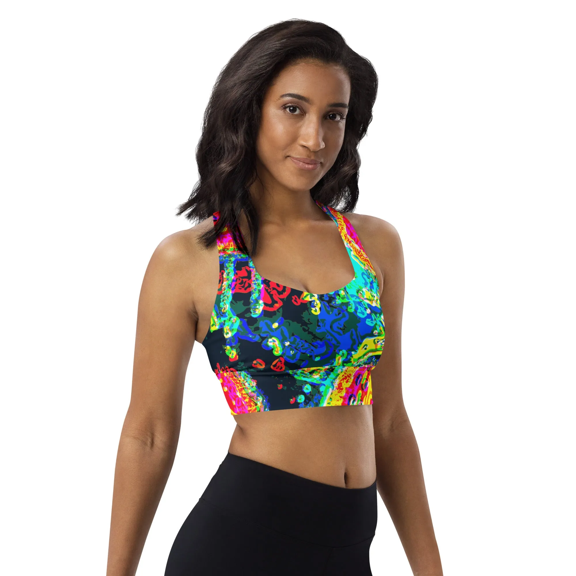 Longline sports bra Laughter