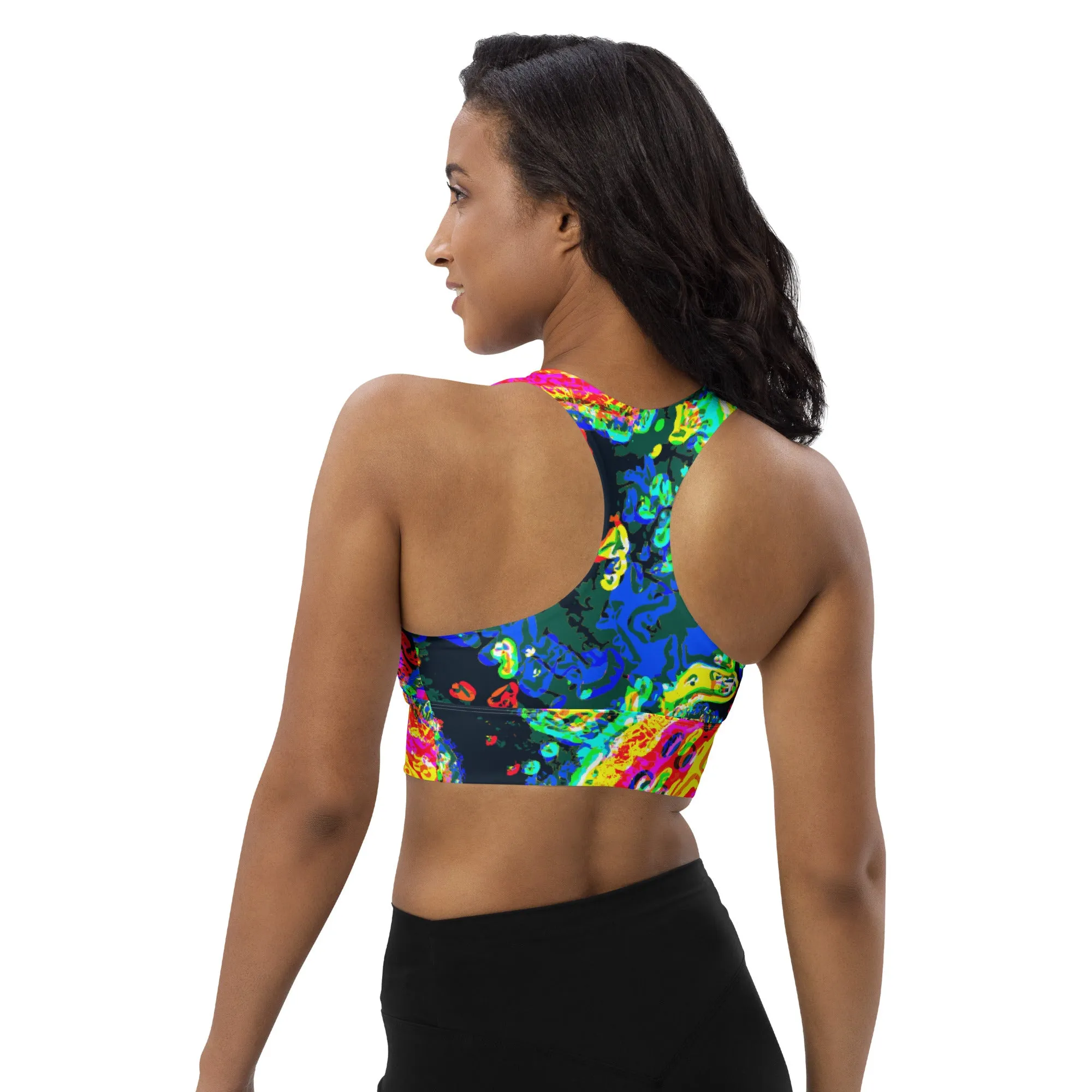 Longline sports bra Laughter