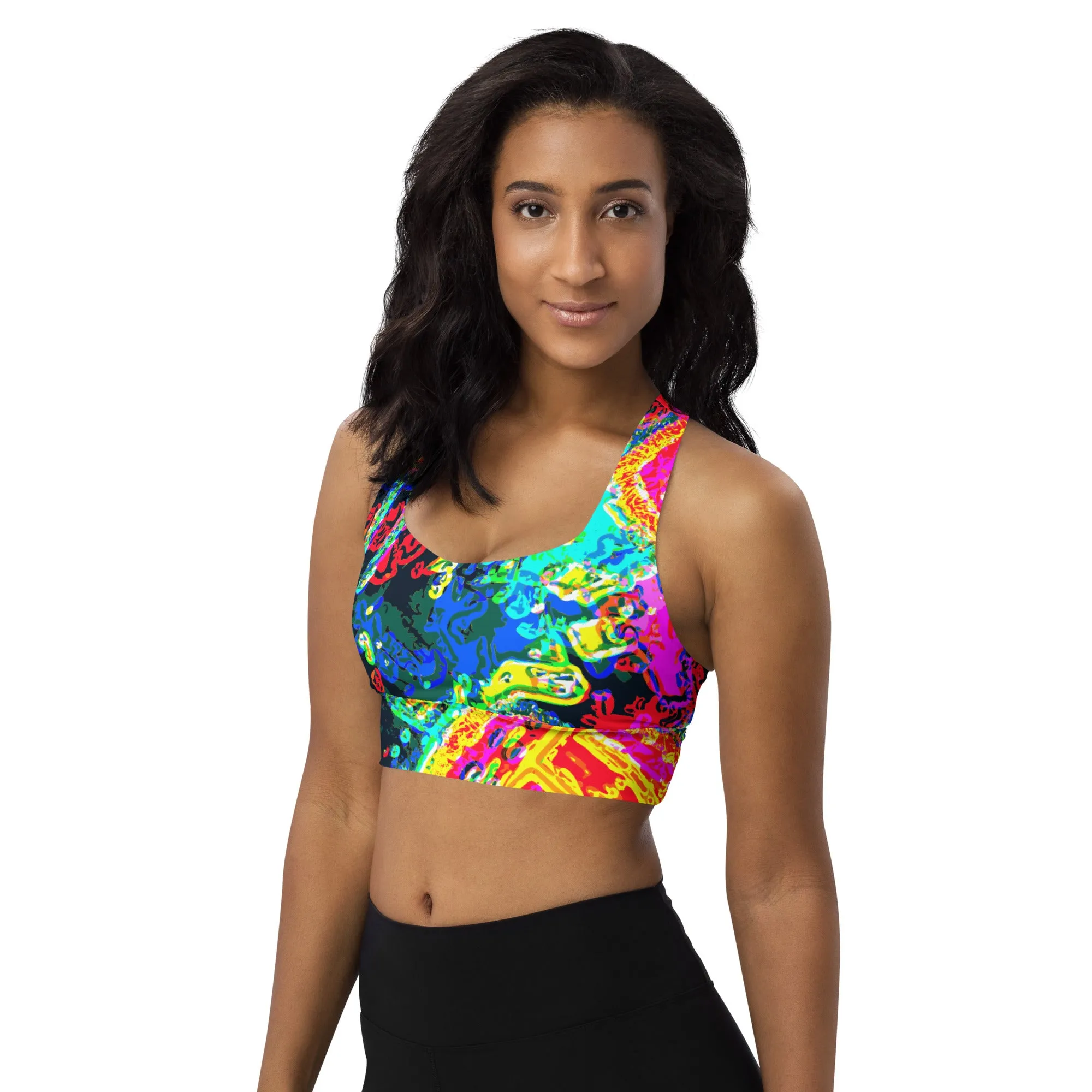 Longline sports bra Laughter