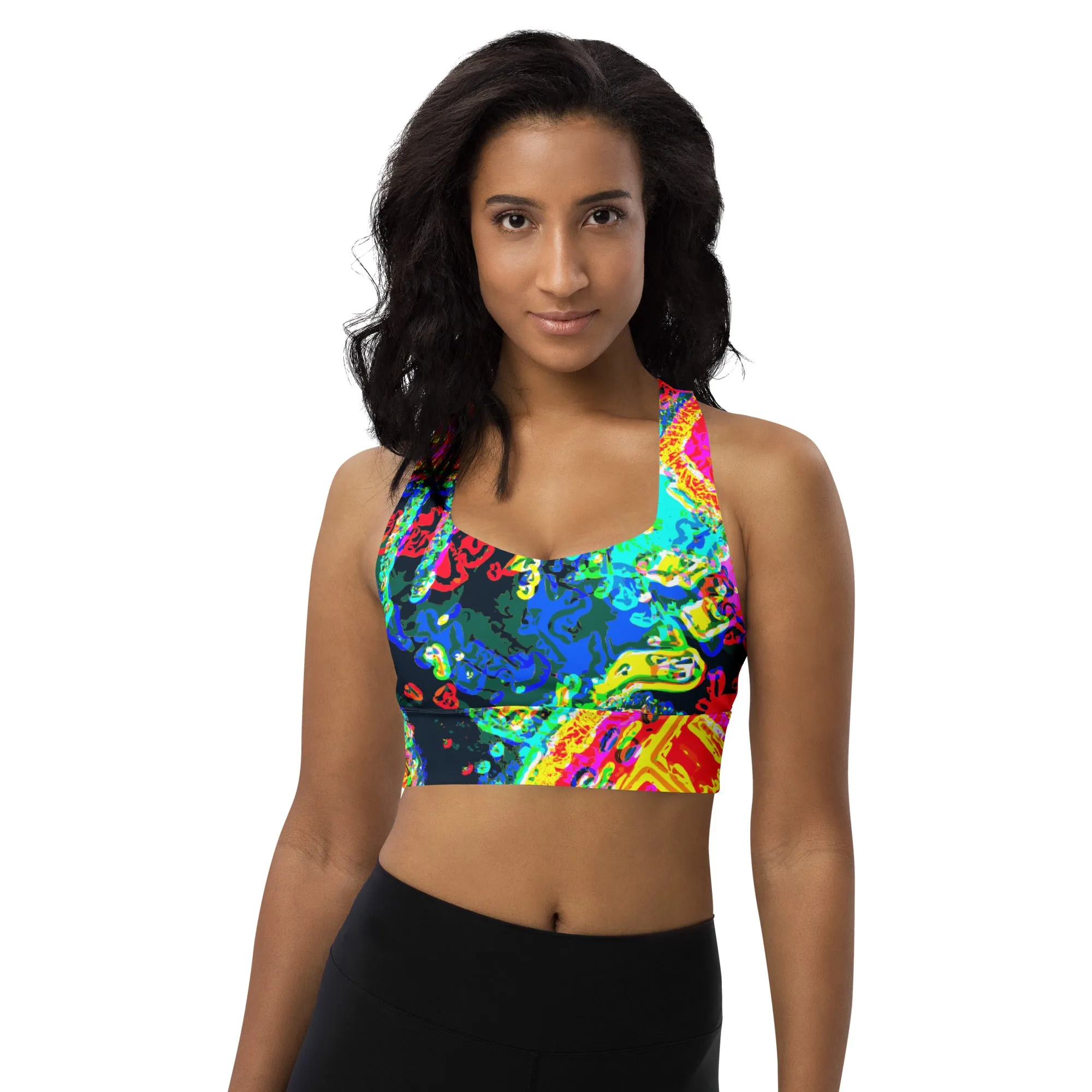 Longline sports bra Laughter