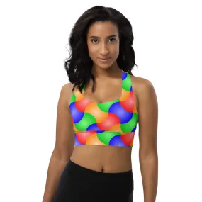 Longline sports bra Patchwork