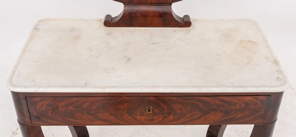 Louis Philippe Mahogany Vanity Table, ca. 1840