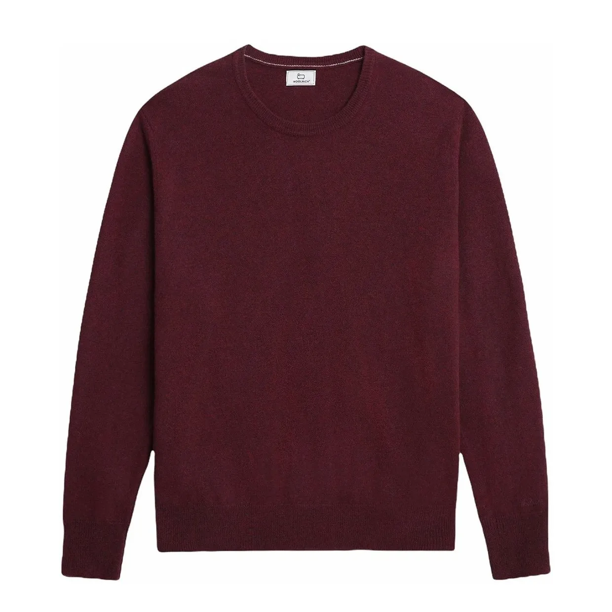 Maglione Woolrich Girocollo Super Geelong Bordeaux