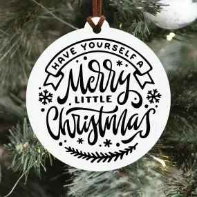 Merry Little Christmas Ornament