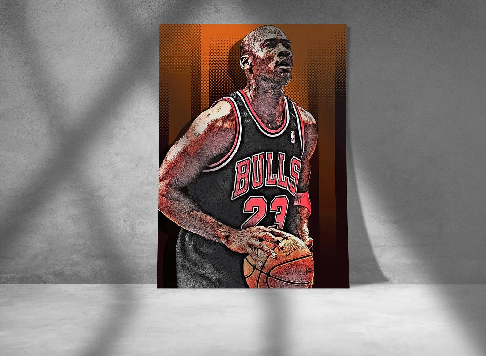 Michael Jordan Custom Poster. Michael Jodan Rolls, Custom Sport, Home decor, Wall Hanging