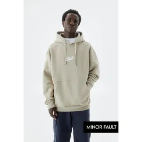 (Minor Fault) Beige Logo Hooded Sweatshirt